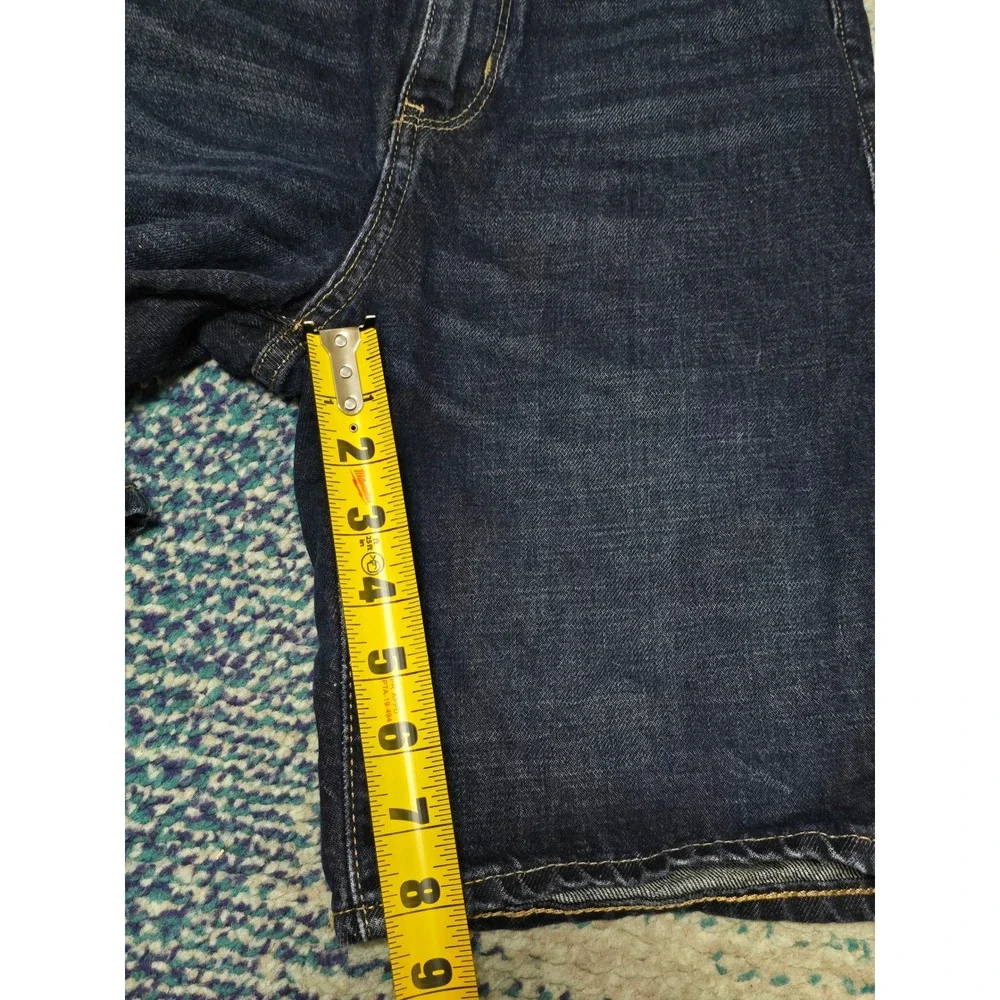 2 pair Old Navy Denim Short Kid 14 Slim Dark Wash Excellent‎ Original Loose (B)